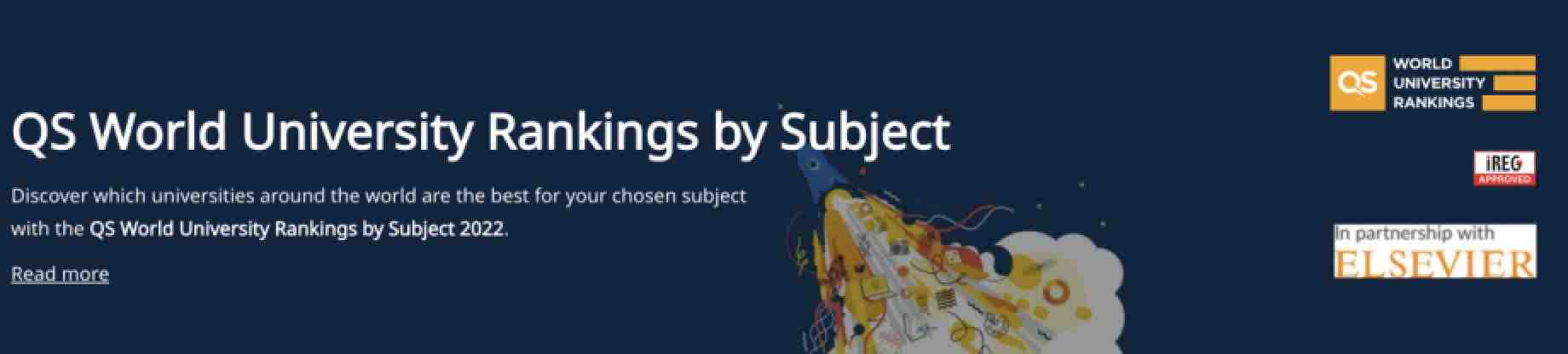 【排名】2022 QS世界大学学科排名强势发布!你的梦校上榜了吗?(图1) 【排名】2022 QS世界大学学科排名强势发布!你的梦校上榜了吗?(图1)