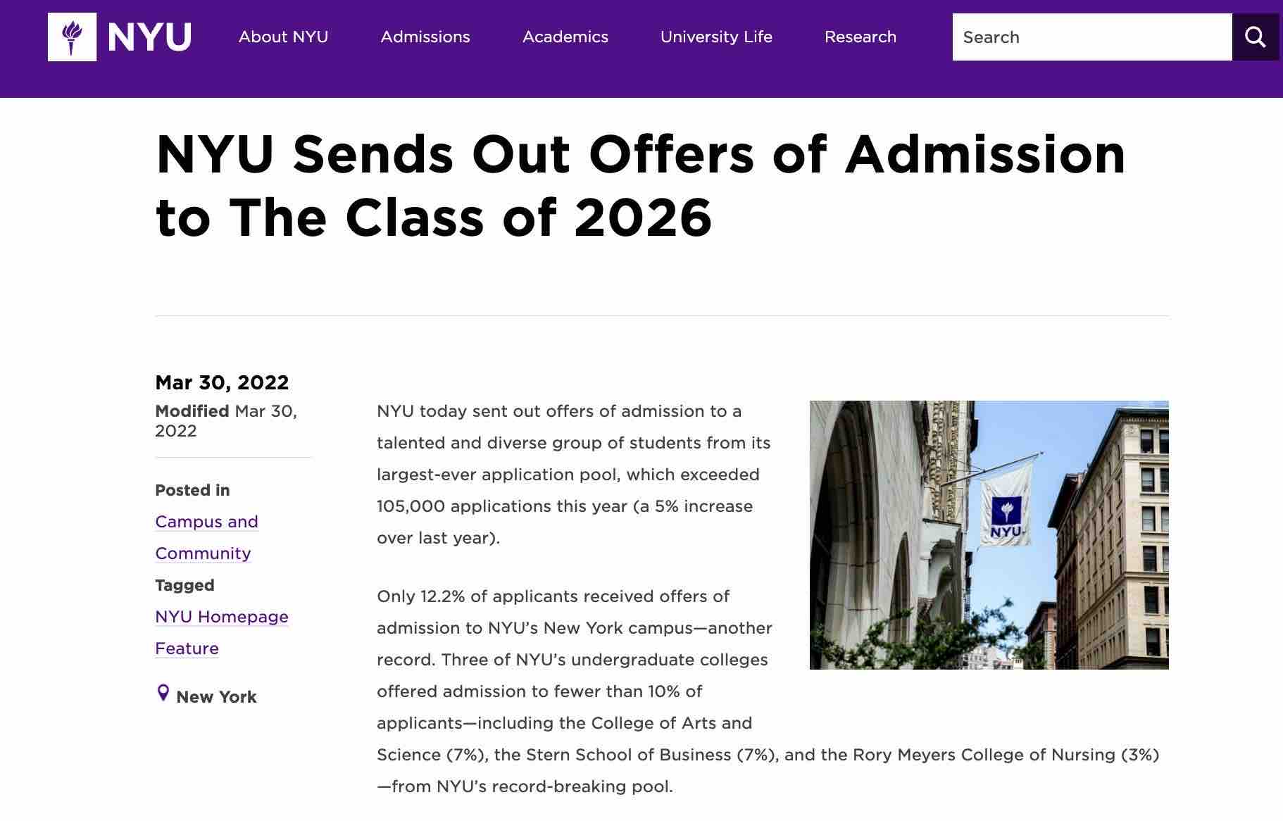 【每期一校】就业率高达90%的纽约大学,到底赢在哪里?(图6) 【每期一校】就业率高达90%的纽约大学,到底赢在哪里?(图6)