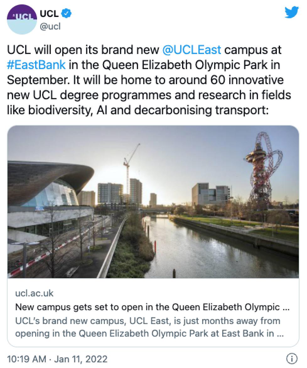 英国留学:UCL新校区9月开放!新增60多个专业!(图3) 英国留学:UCL新校区9月开放!新增60多个专业!(图3)