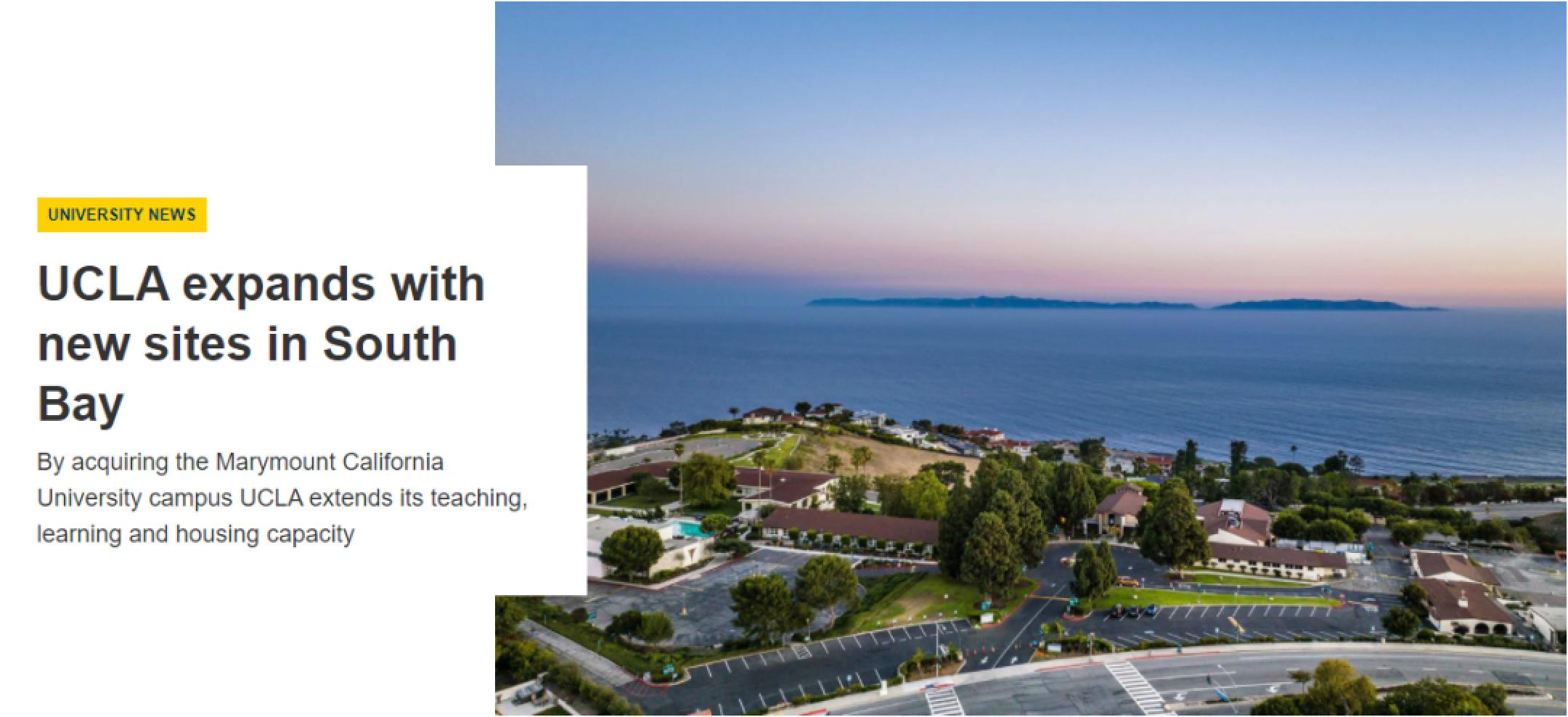UCLA将斥资8000万美金购买新校区,扩招指日可待?附23 fall UCLA申请指南!(图1) UCLA将斥资8000万美金购买新校区,扩招指日可待?附23 fall UCLA申请指南!(图1)