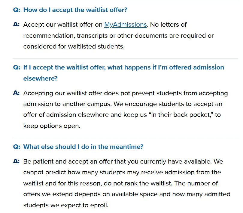 2026 UC Waitlist：吃透规则才会被捞上岸(图5)